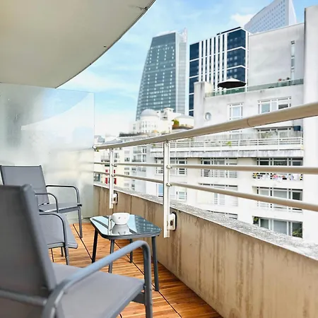 Sublime 2 Pieces Avec Terrasse Climatise- 5min Direct Paris - Free Parking Daire Courbevoie